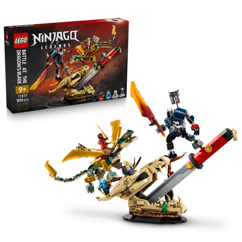 NINJAGO Battle at the Dragon's Blade Display 71871