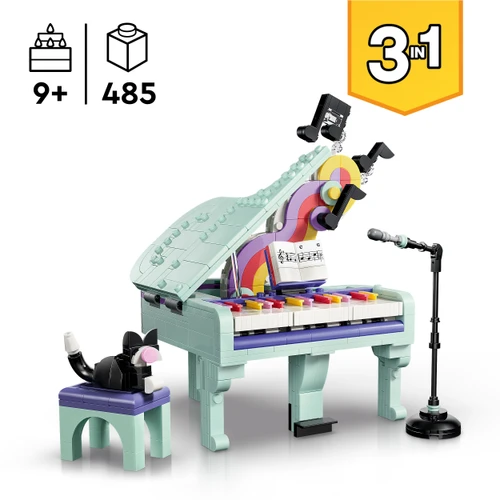 Creator 3 in 1 Music Decor Piano with Cat 31392