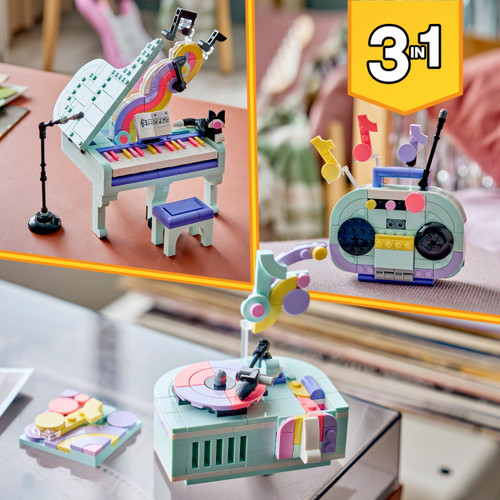 Creator 3 in 1 Music Decor Piano with Cat 31392