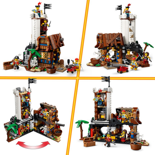 Creator 3 in 1 Iconic Pirate Ship Toy 31387