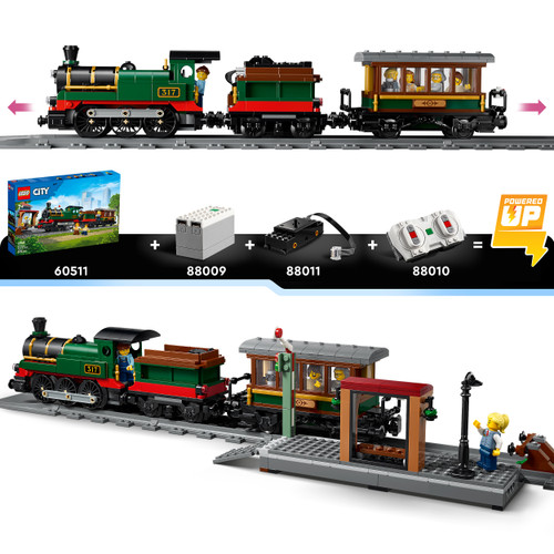 City Vintage Steam Train - Toy Building Set 60511