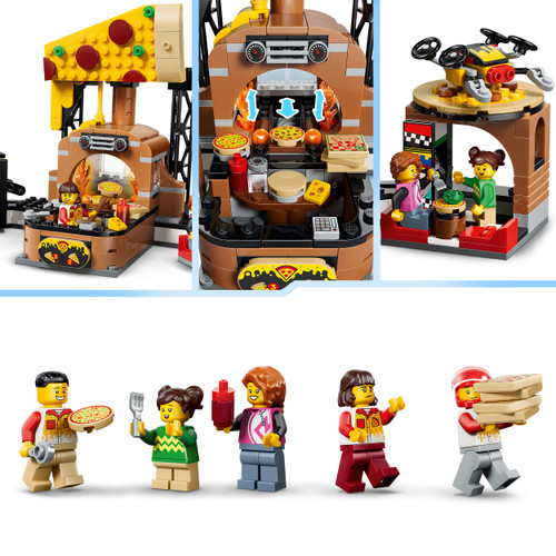 City Pizza Delivery Experience with Vehicles 60496