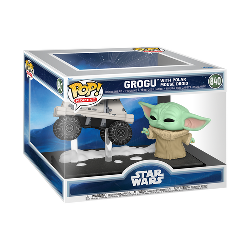 POP! Moment #840 Star Wars - Grogu with Polar Mouse Droid