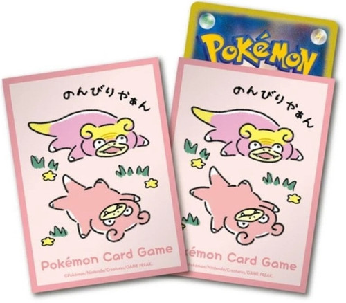 Pokemon Center Japan - Slowpoke Always Slow (Pink Border) Sleeves (64)