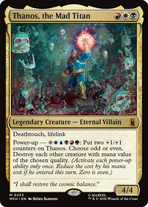 Thanos, the Mad Titan