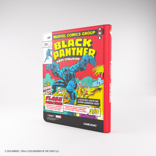 MTG Marvel Super Heroes Zip-Up Album 18-Pocket - Captain America/Black Panther