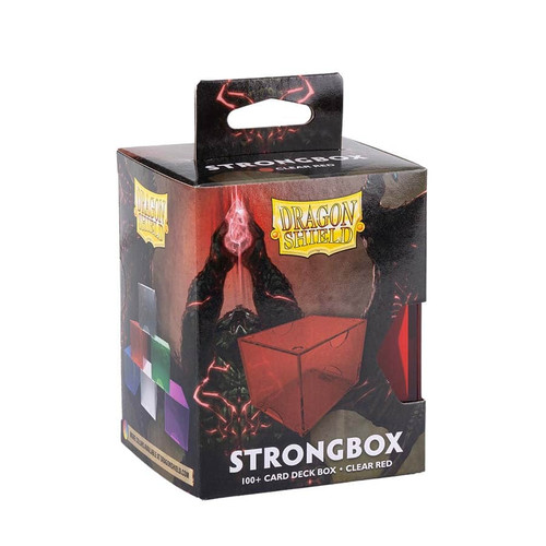 Dragon Shield Strongbox - Clear Red