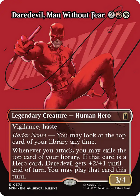 Daredevil, Man Without Fear (Logo Art)