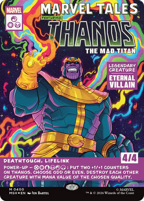 Thanos, the Mad Titan (Classic Comic Foil)