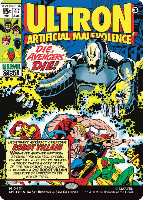 Ultron, Artificial Malevolence (Classic Comic Foil)