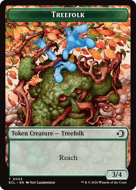 Lorwyn Eclipsed - Treefolk Token (Foil)