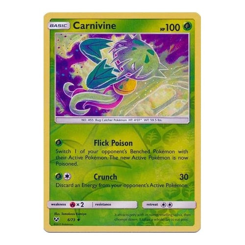Shining Legends 06/73 Carnivine (Reverse Holo)