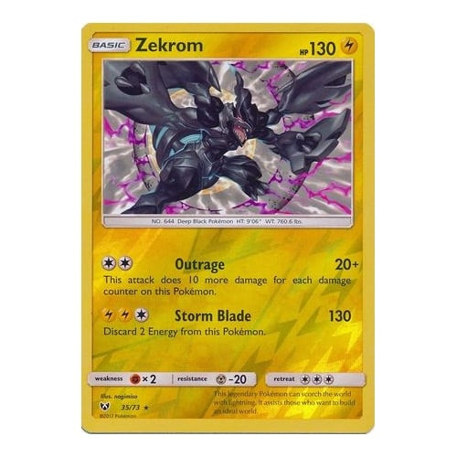 Shining Legends 35/73 Zekrom (Reverse Holo)
