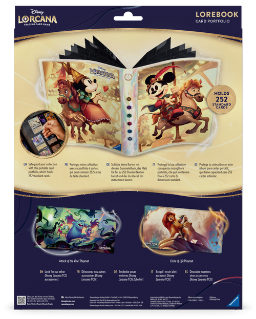 Disney Lorcana: Attack of the Vine! Portfolio – Mickey Mouse & Minnie Mouse