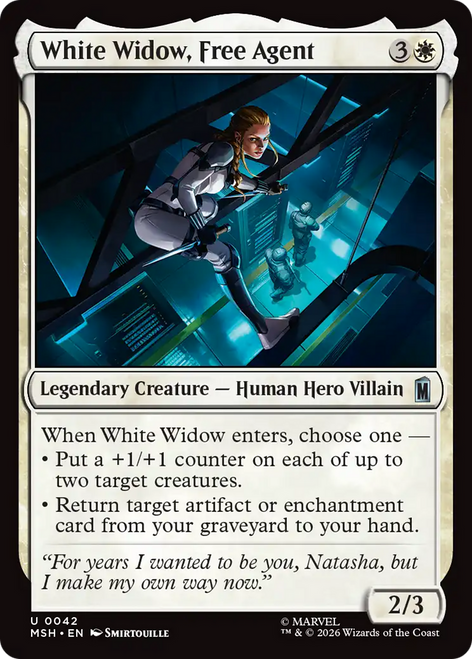 White Widow, Free Agent