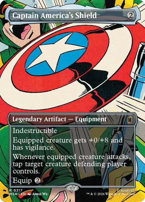 Captain America's Shield (Borderless Scene)