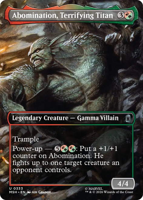 Abomination, Terrifying Titan (Borderless Scene)