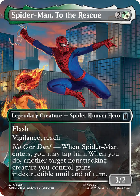 Spider-Man, To the Rescue (Borderless Scene)