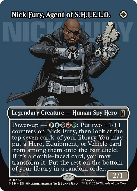 Nick Fury, Agent of S.H.I.E.L.D. (Logo Art)
