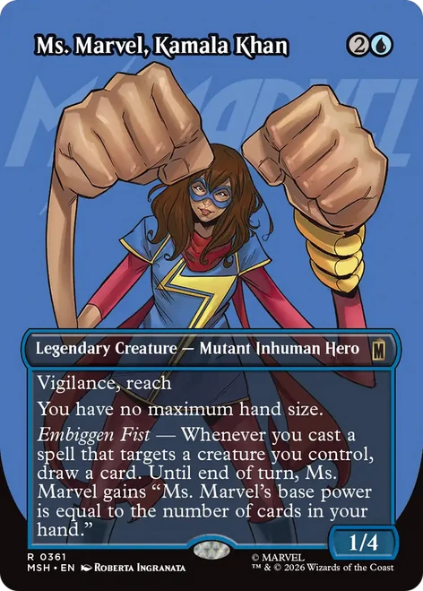 Ms. Marvel, Kamala Khan (Logo Art)