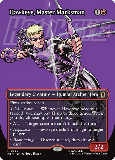 Hawkeye, Master Marksman (Logo Art)