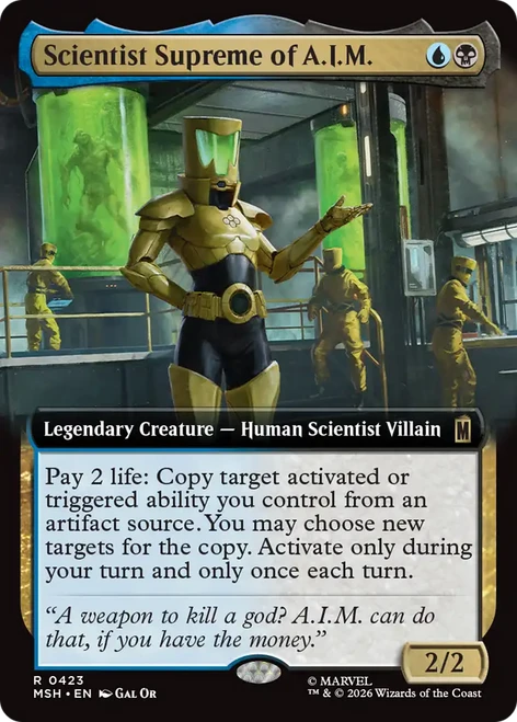 Scientist Supreme of A.I.M. (Extended Art)