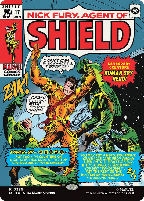 Nick Fury, Agent of S.H.I.E.L.D. (Classic Comic Panel Foil)