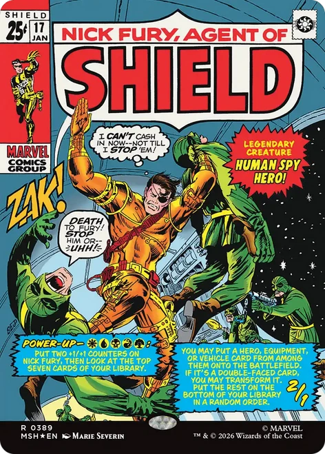 Nick Fury, Agent of S.H.I.E.L.D. (Classic Comic Panel Foil)