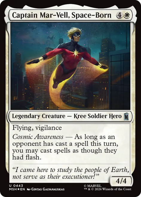 Captain Mar-Vell, Space-Born (Surge Foil)