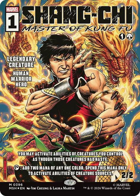 Shang-Chi, Master of Kung Fu (Classic Comic Panel Foil)