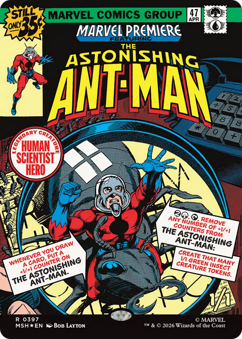 The Astonishing Ant-Man (Classic Comic Panel Foil)