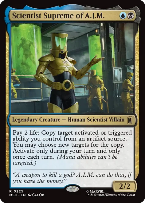 Scientist Supreme of A.I.M.