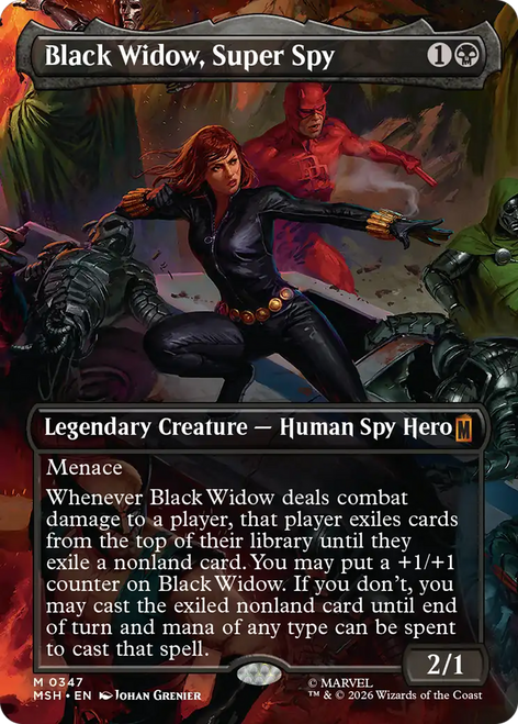 Black Widow, Super Spy (Borderless Scene)