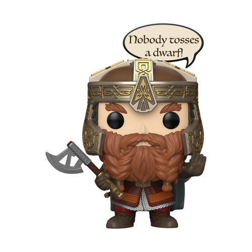 POP! Movies - The Lord of the Rings #2028 Gimli (Nobody Tosses a Dwarf)