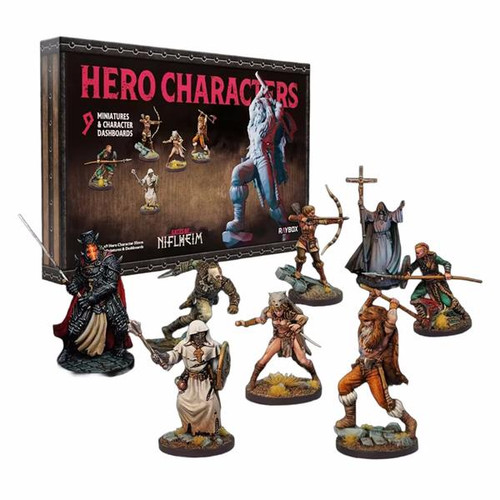 Gates of Niflheim: Hero Characters Miniatures Set