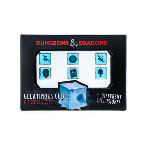 Dungeons & Dragons - Gelatinous Cube: 6 Piece D6 Dice Set