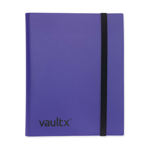 Strap Binder - 9-Pocket - Purple