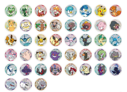 (SIMPLIFIED CHINESE) Pokemon Gem Pack Badge Set