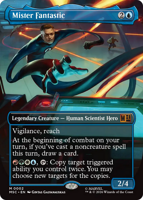 Mister Fantastic (Borderless Art)