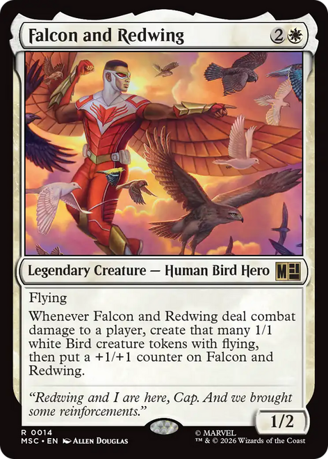 Falcon and Redwing