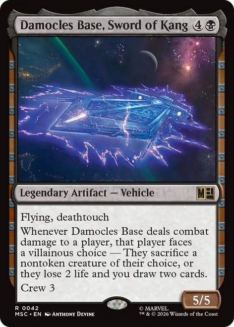 Damocles Base, Sword of Kang