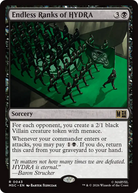 Endless Ranks of HYDRA