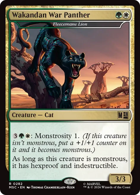 Fleecemane Lion [Wakandan War Panther]