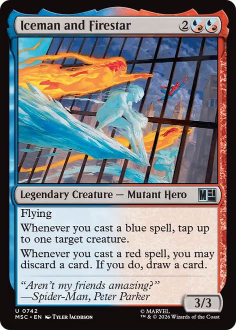 Iceman and Firestar