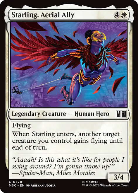 Starling, Aerial Ally