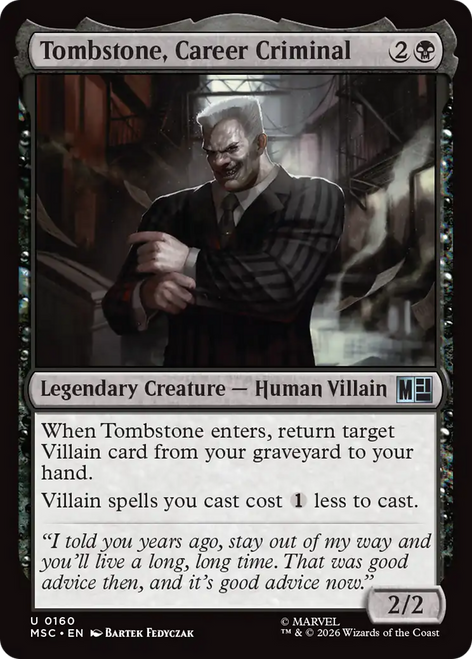 Tombstone, Career Criminal (#160)