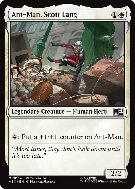 Ant-Man, Scott Lang (Tutorial)