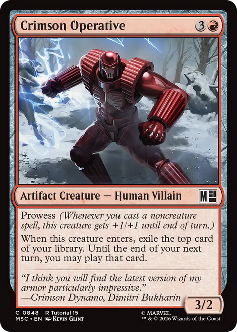 Crimson Operative (Tutorial)