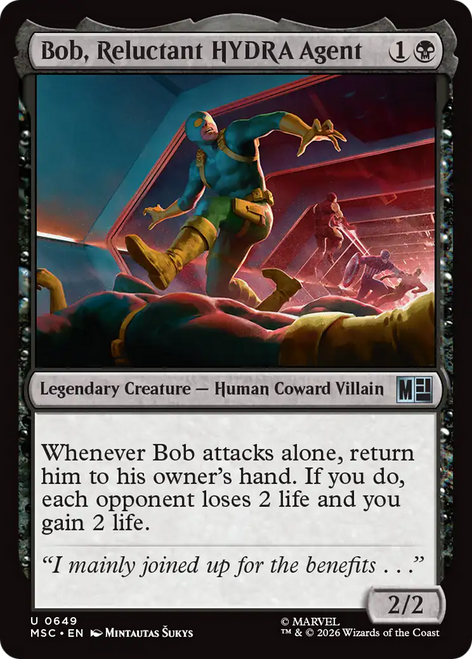 Bob, Reluctant HYDRA Agent