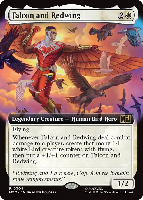 Falcon and Redwing (Extended Art)